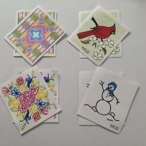 (8) Eco Friendly Wet-it! Cloths Made in Sweden Reusable Durable Machine Washable